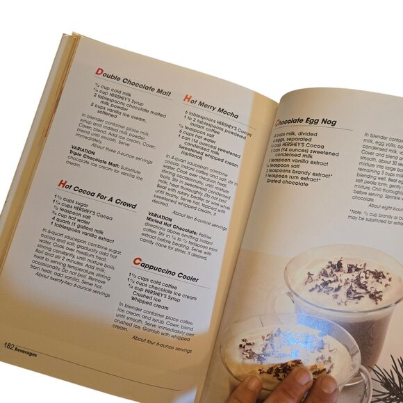 Vintage Hersheys Fabulous Desserts Cookbook 1990 Hardcover Recipe Book - Picture 6 of 16
